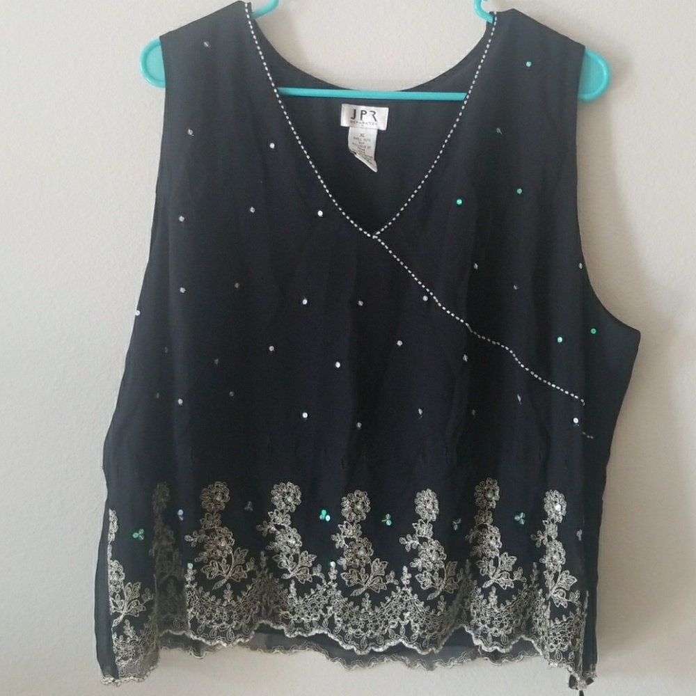 100% silk top